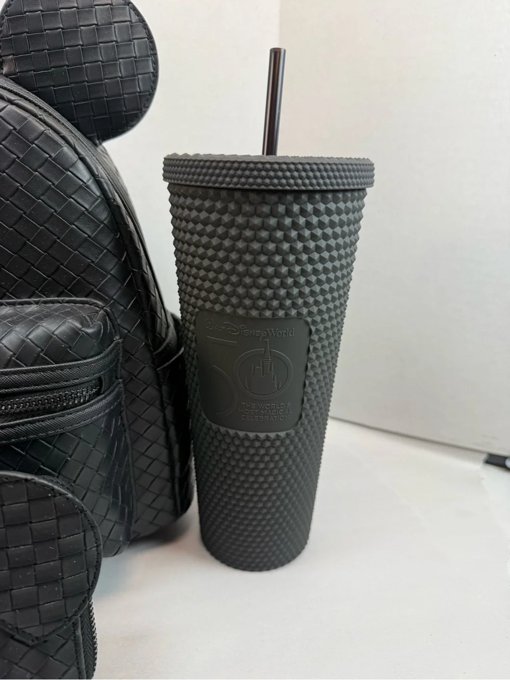 Loungefly/Starbucks Disney Parks Black Matte/Woven Bundle - Picture 15 of 16